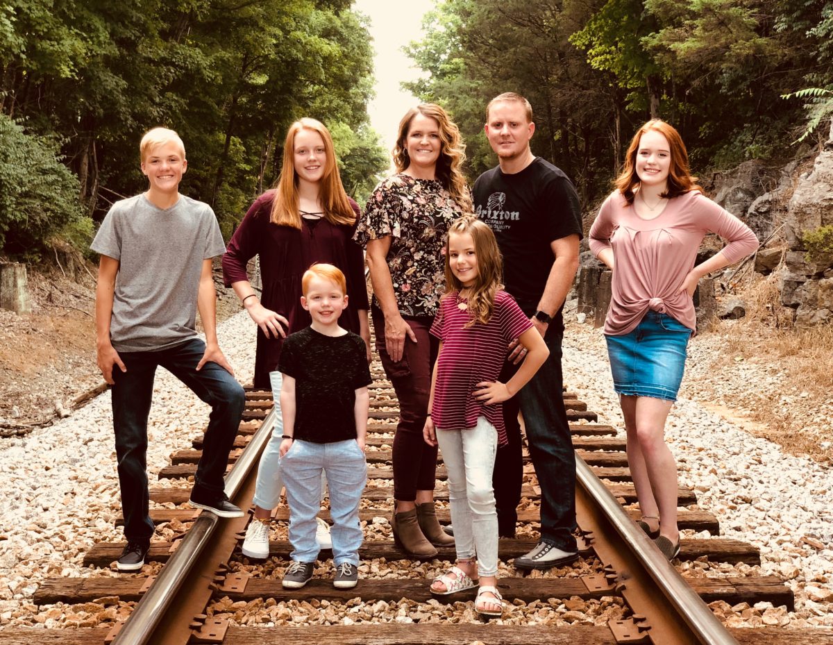 Dr. Jared Anway and his family